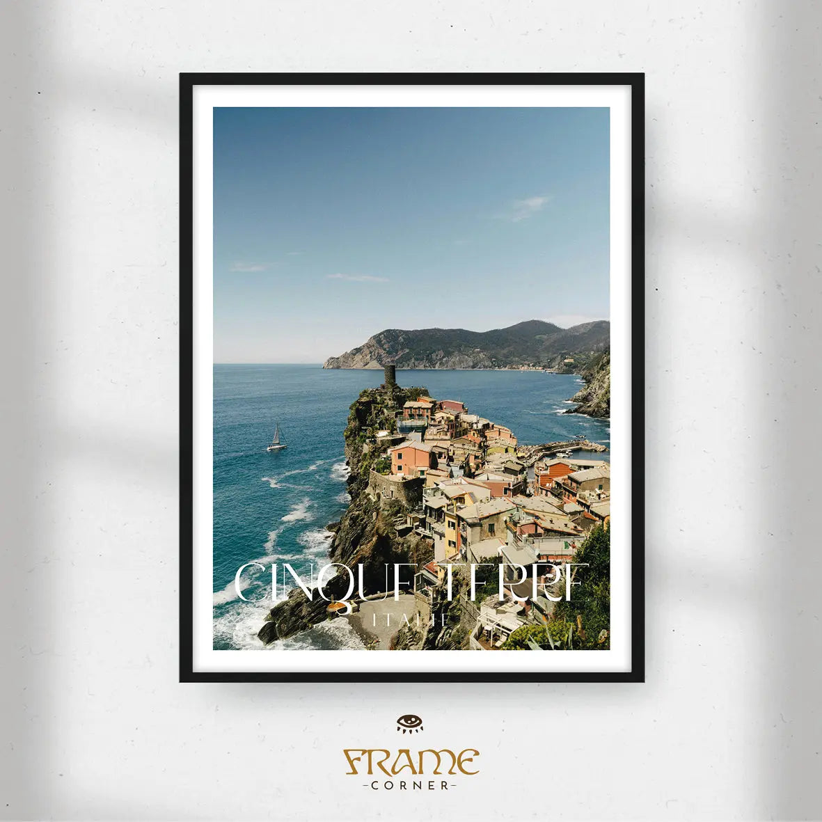 Affiche Cinque Terre - Vernaza Nord Frame Corner