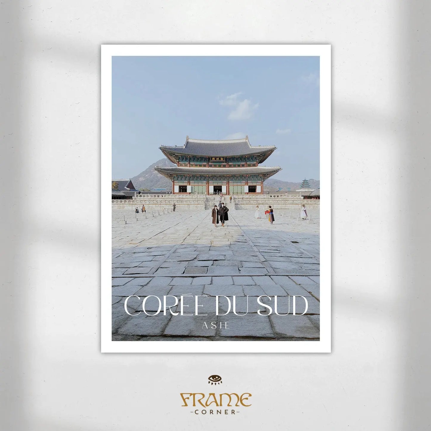 Affiche Corée du Sud - Palais de Gyeongbokgung Frame Corner