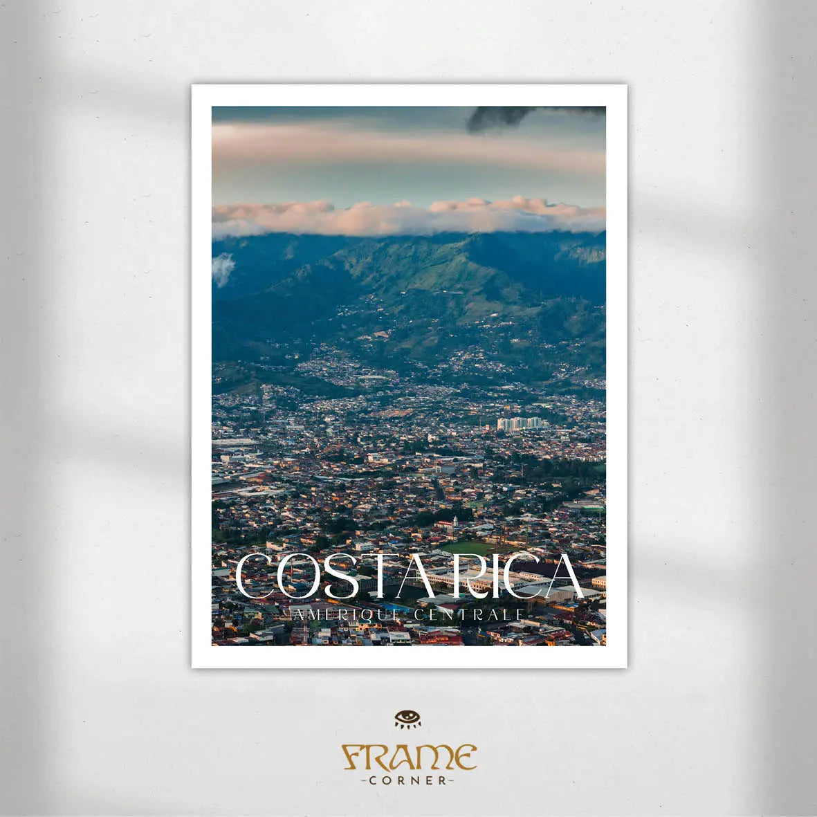 Affiche Costa Rica - San José Frame Corner