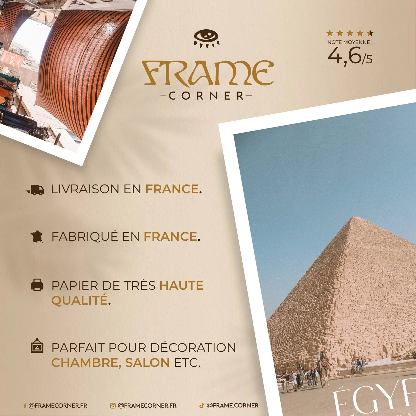 ÉGYPTE n°1 Frame Corner
