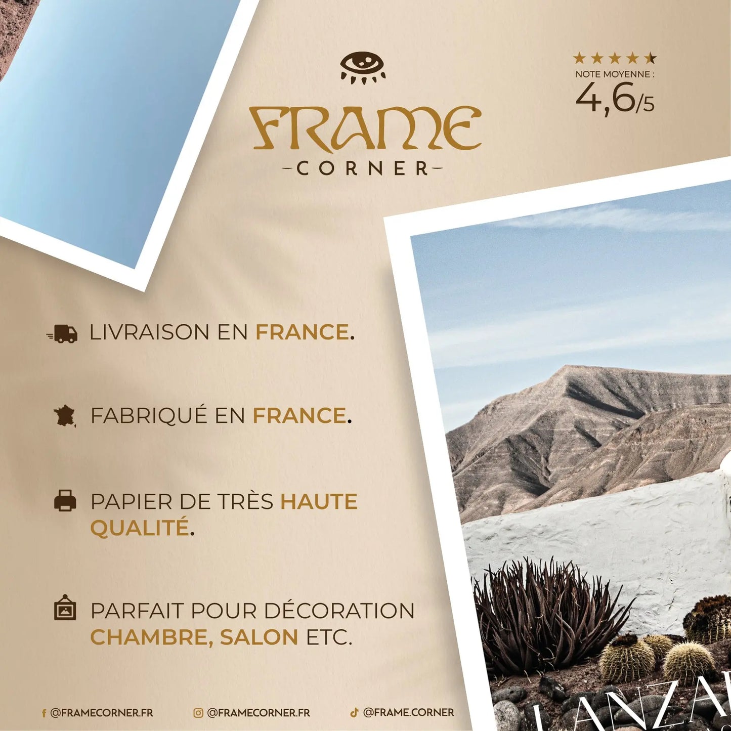 LANZAROTE n°4 Frame Corner