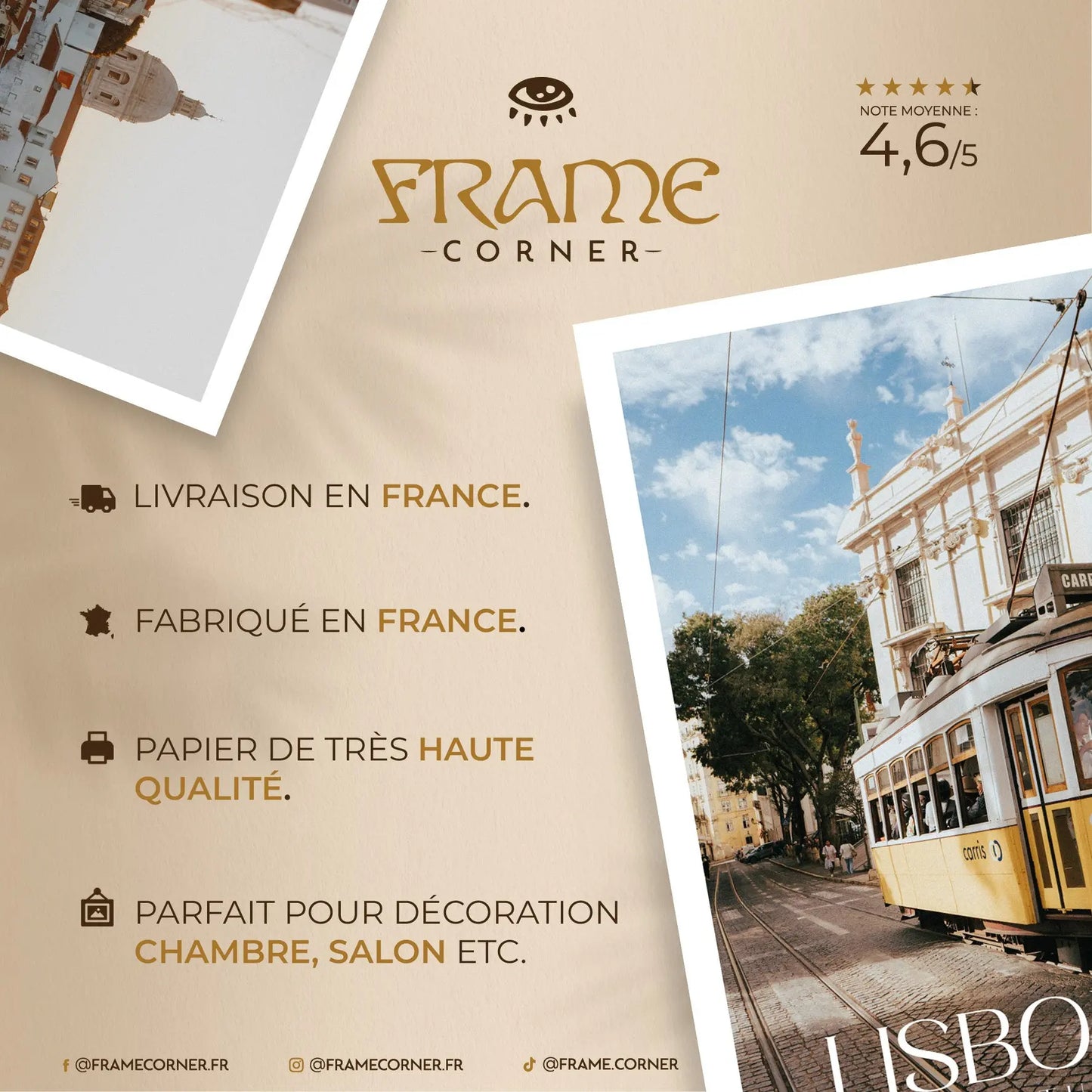 LISBONNE n°1 Frame Corner