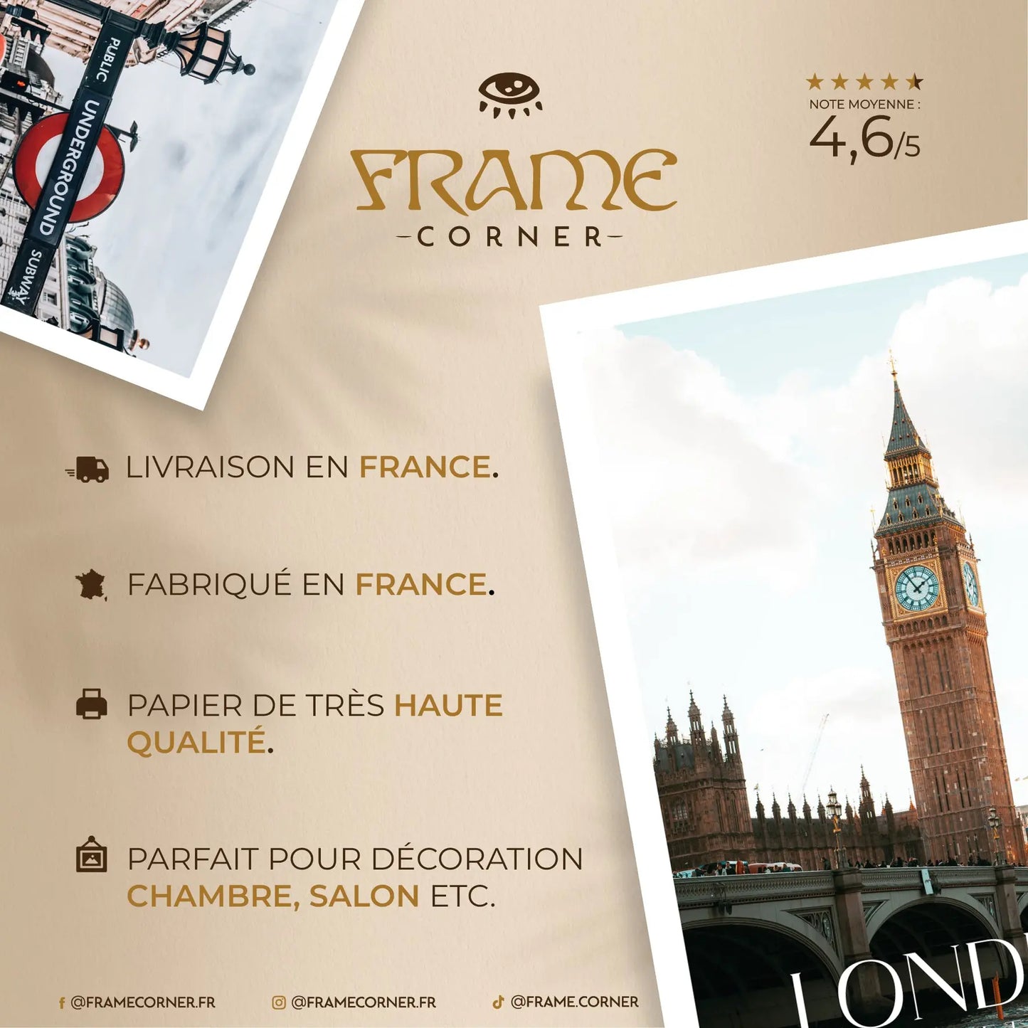 LONDRES n°1 Frame Corner