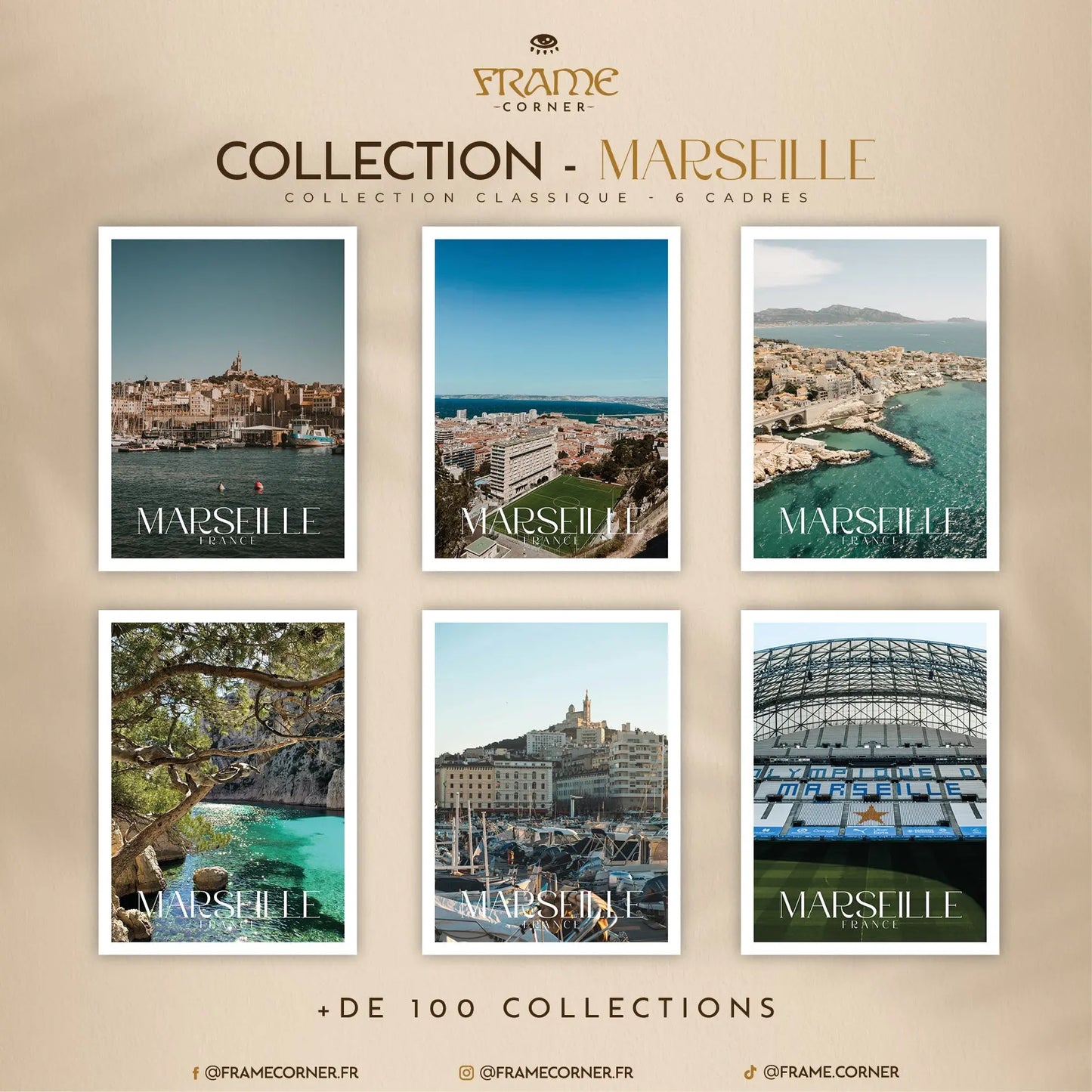 MARSEILLE n°6 Frame Corner