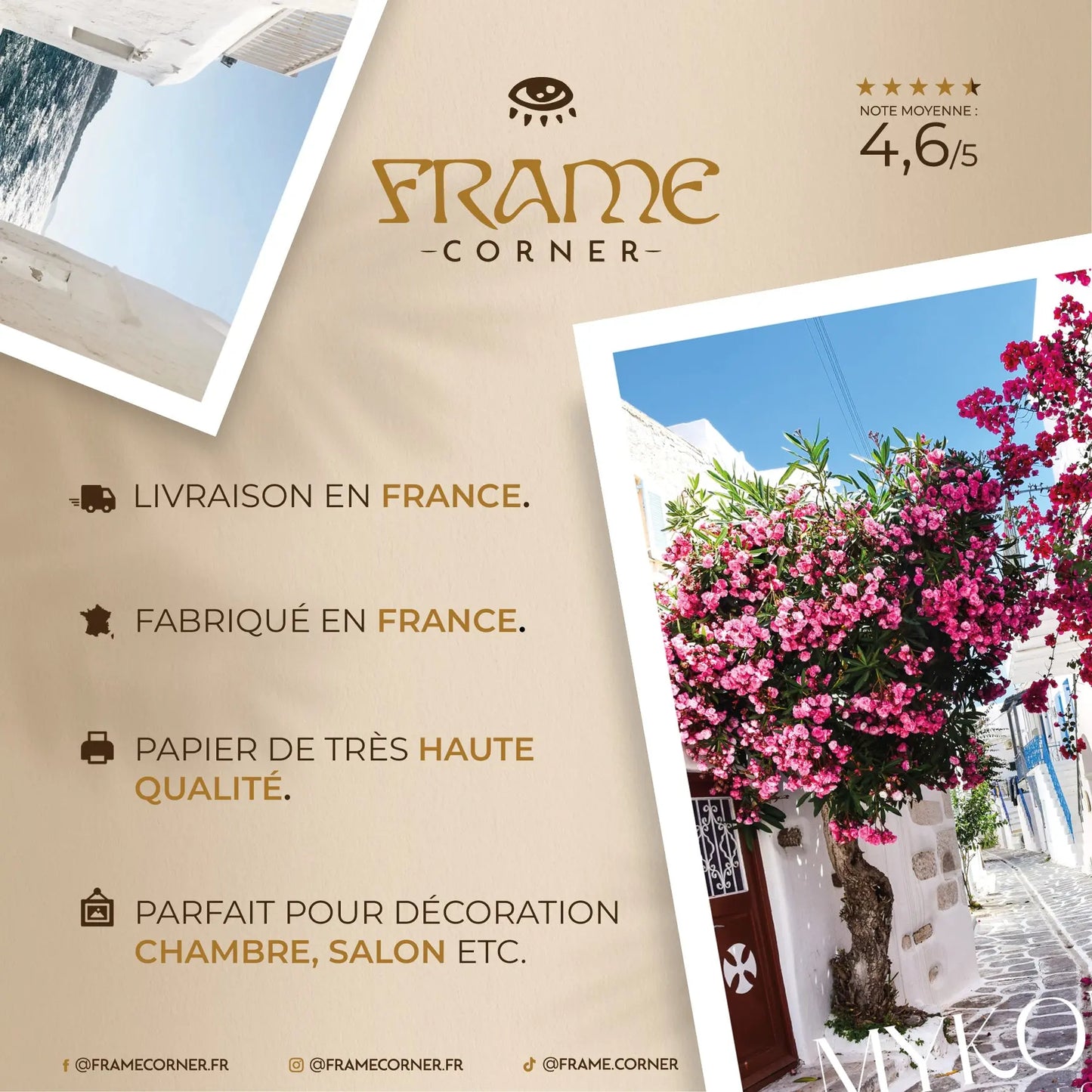 MYKONOS n°6 Frame Corner