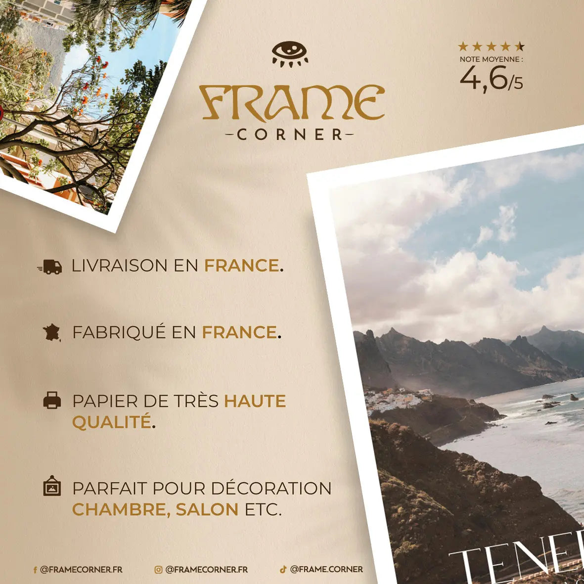 TENERIFE n°5 Frame Corner