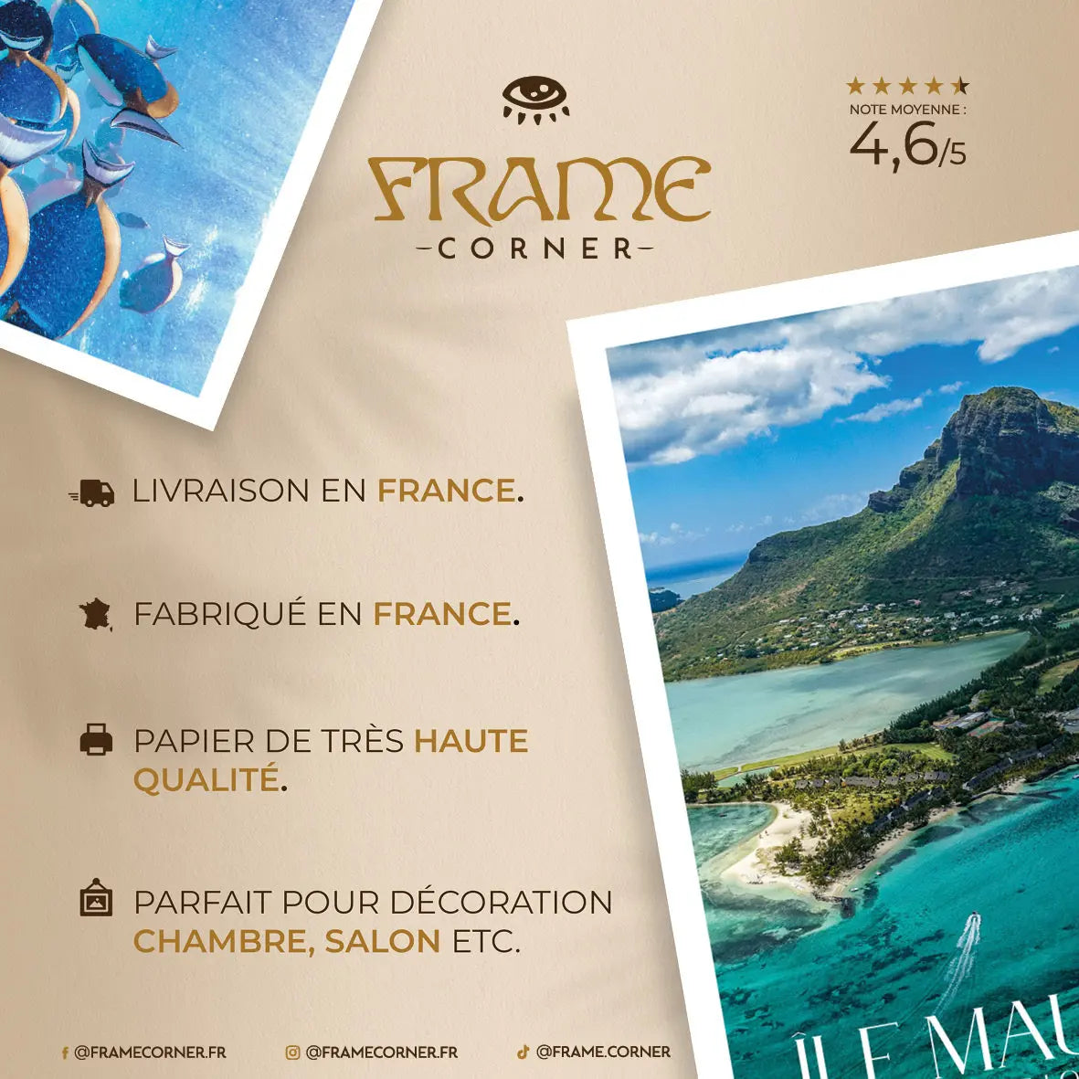 ÎLE MAURICE n°5 Frame Corner