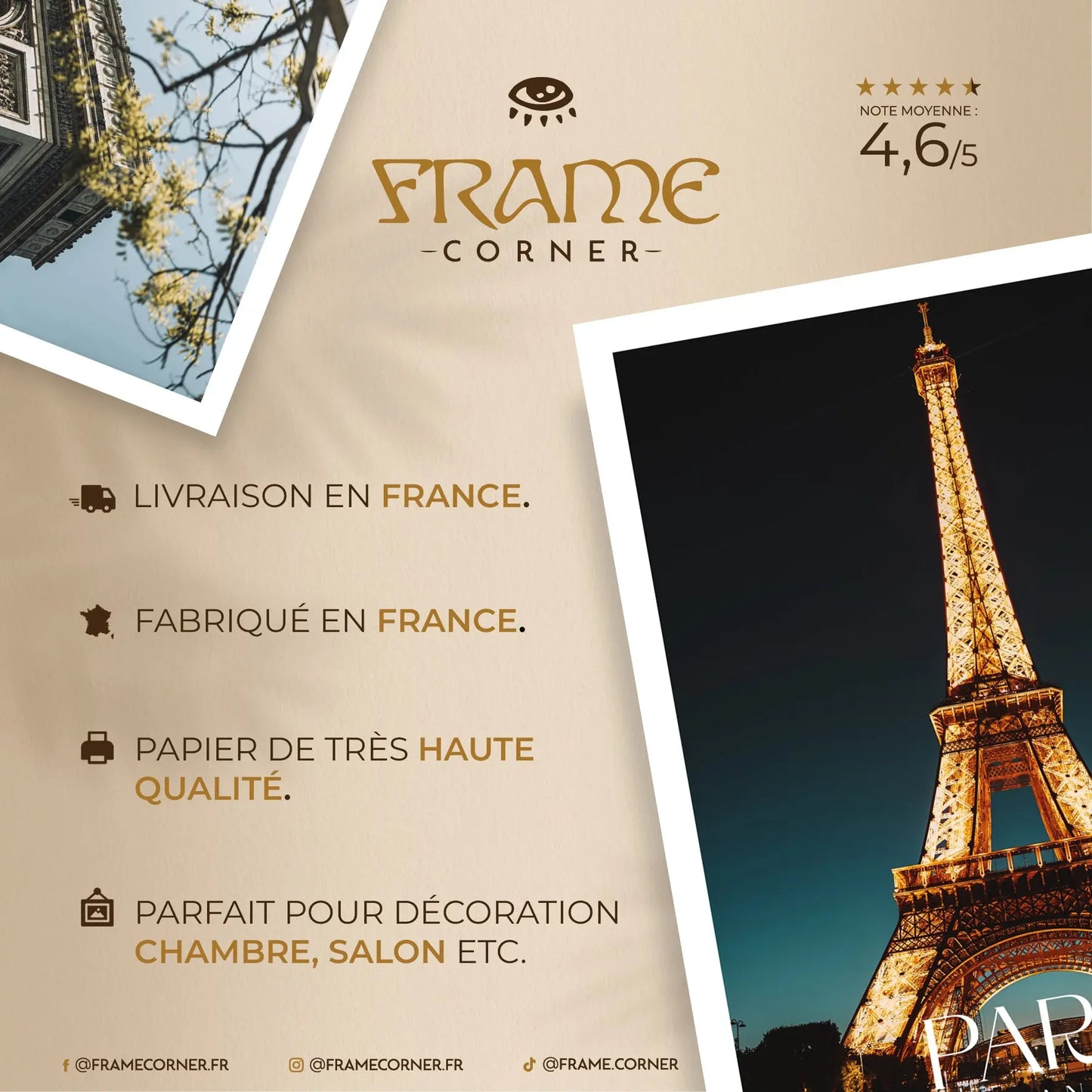 PARIS n°6 Frame Corner