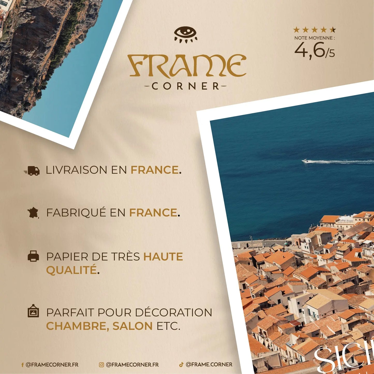 SICILE n°1 Frame Corner