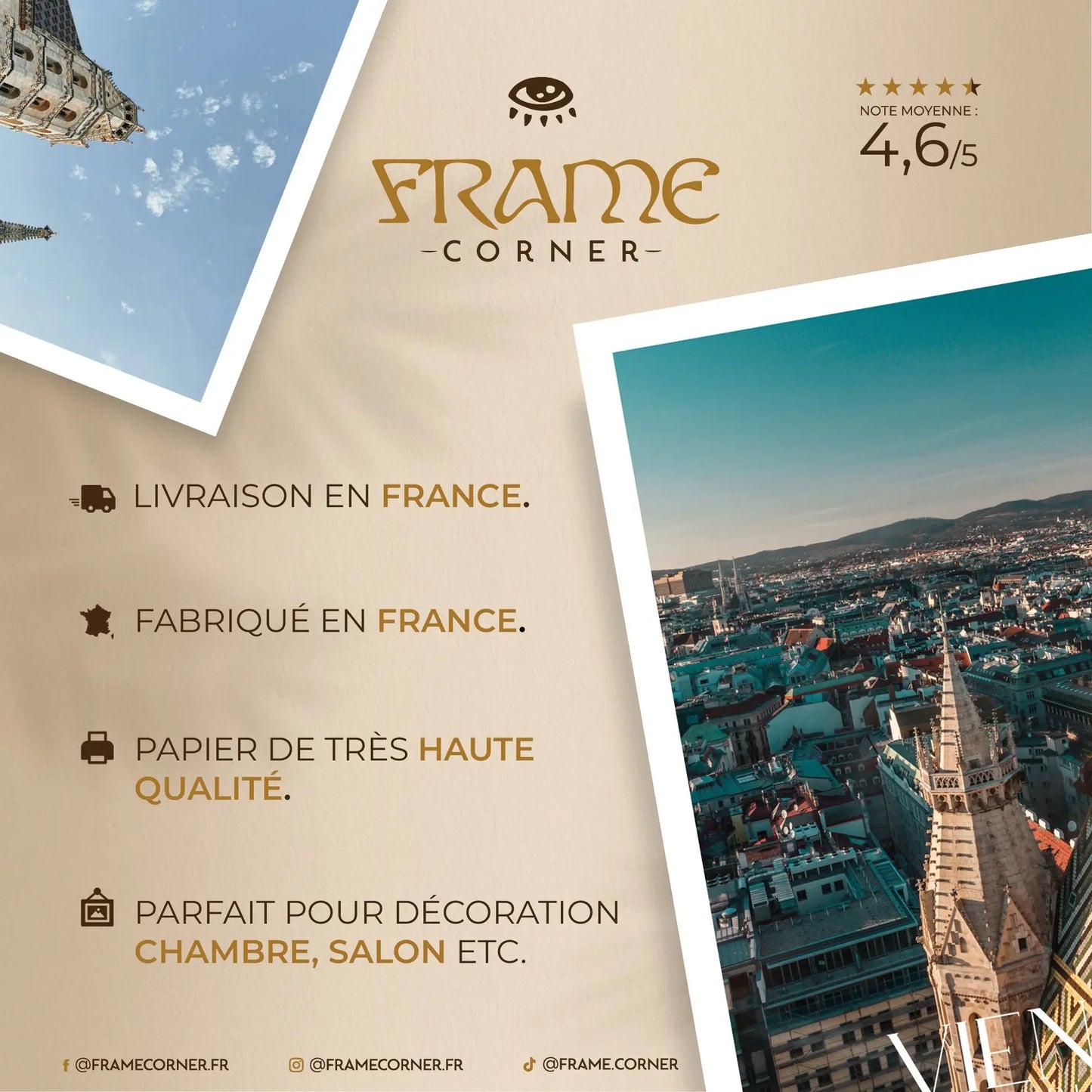 VIENNE n°5 Frame Corner