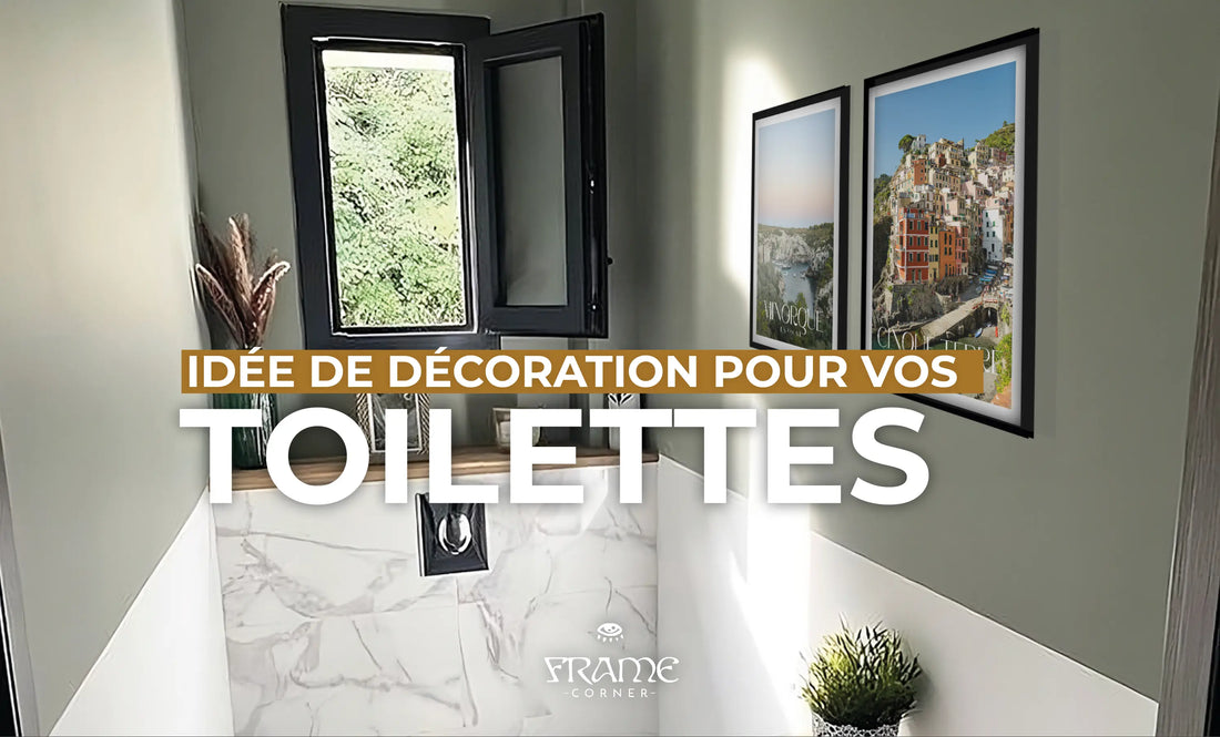 Idée de décoration pour vos toilettes, inspiré de vos plus beaux voyages 🚽🌞 - Frame Corner France