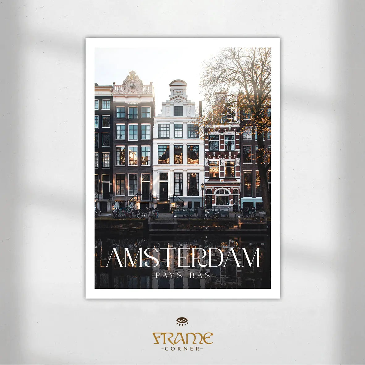 Affiche Amsterdam - Architecture historique Frame Corner