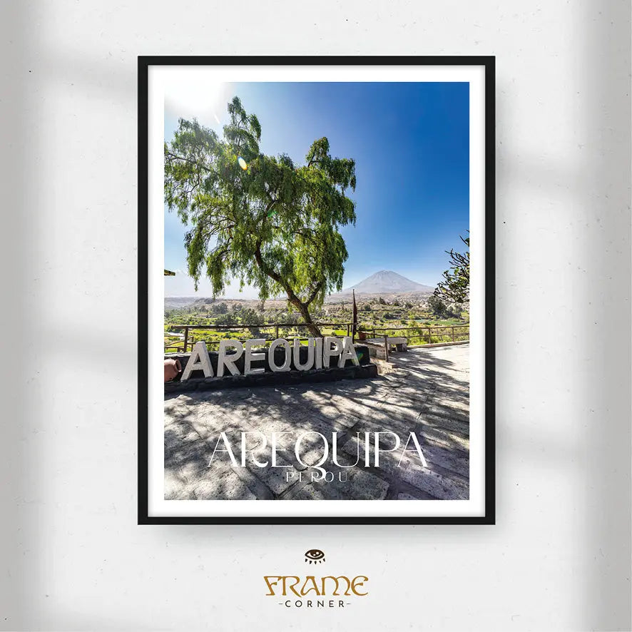 Affiche Arequipa - Au pied des Andes Frame Corner