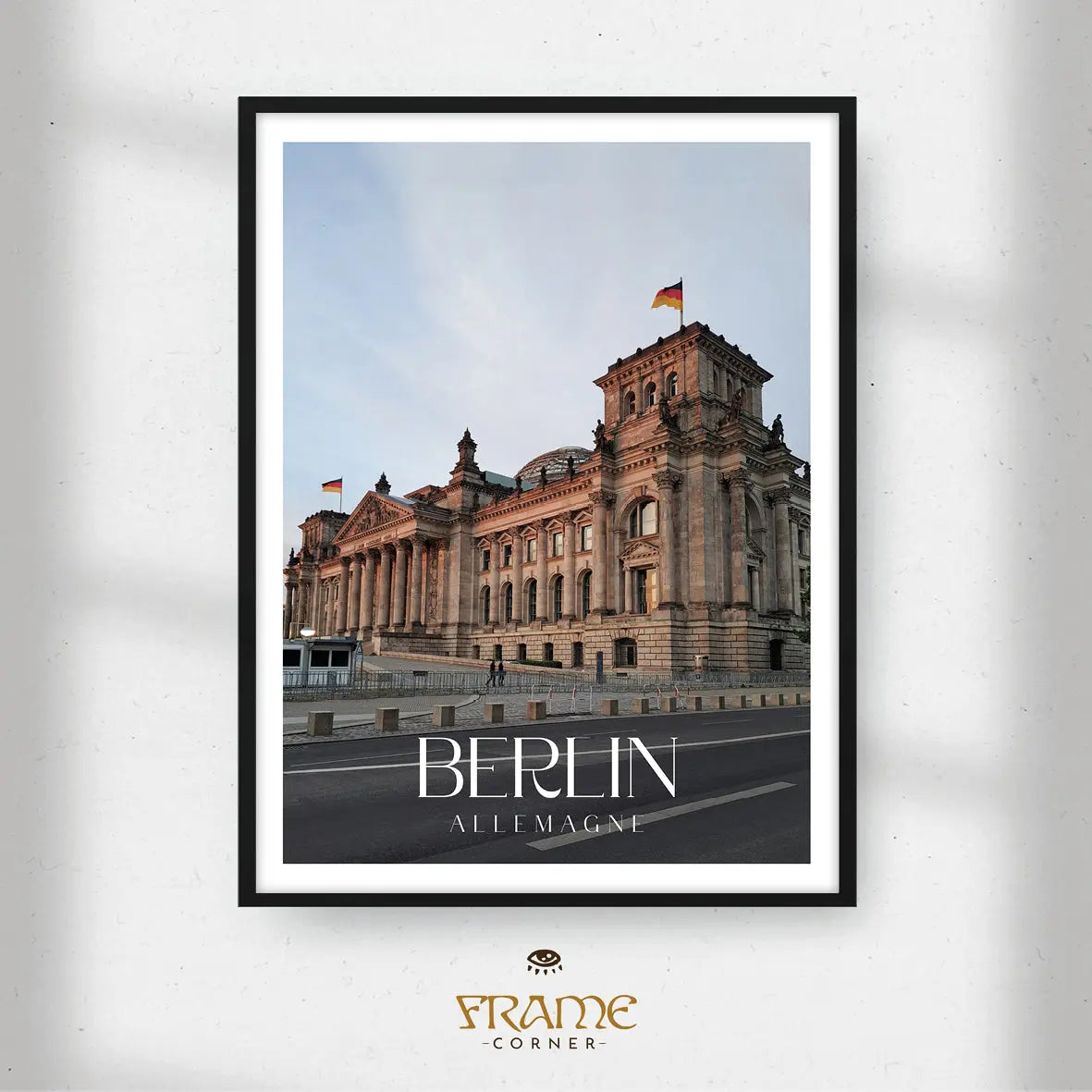 Affiche Berlin - Le Reichtag Frame Corner