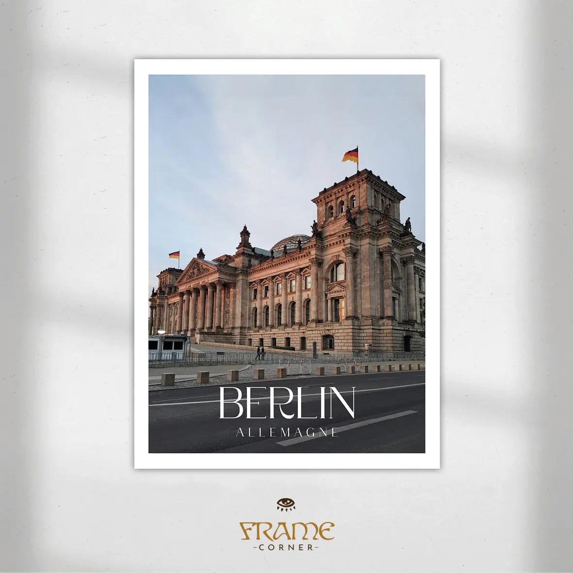 Affiche Berlin - Le Reichtag Frame Corner
