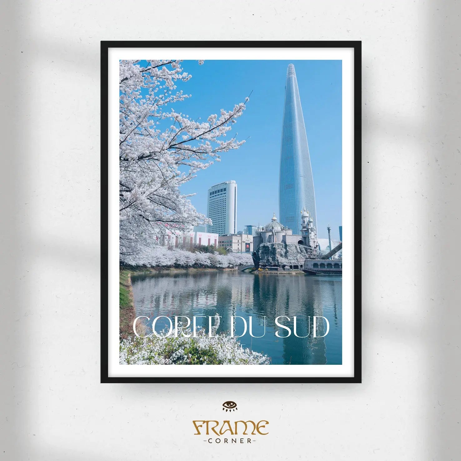 Affiche Corée du Sud - Lotte World Tower Frame Corner