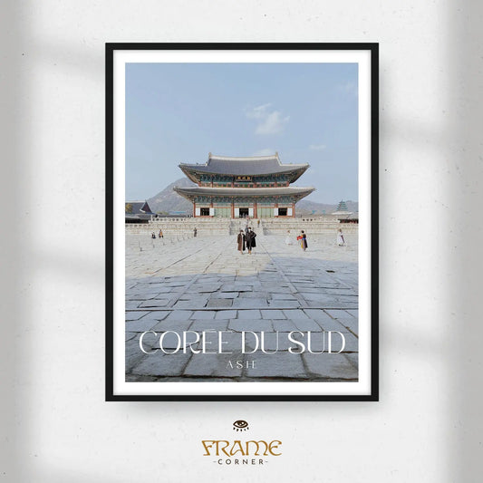 Affiche Corée du Sud - Palais de Gyeongbokgung Frame Corner