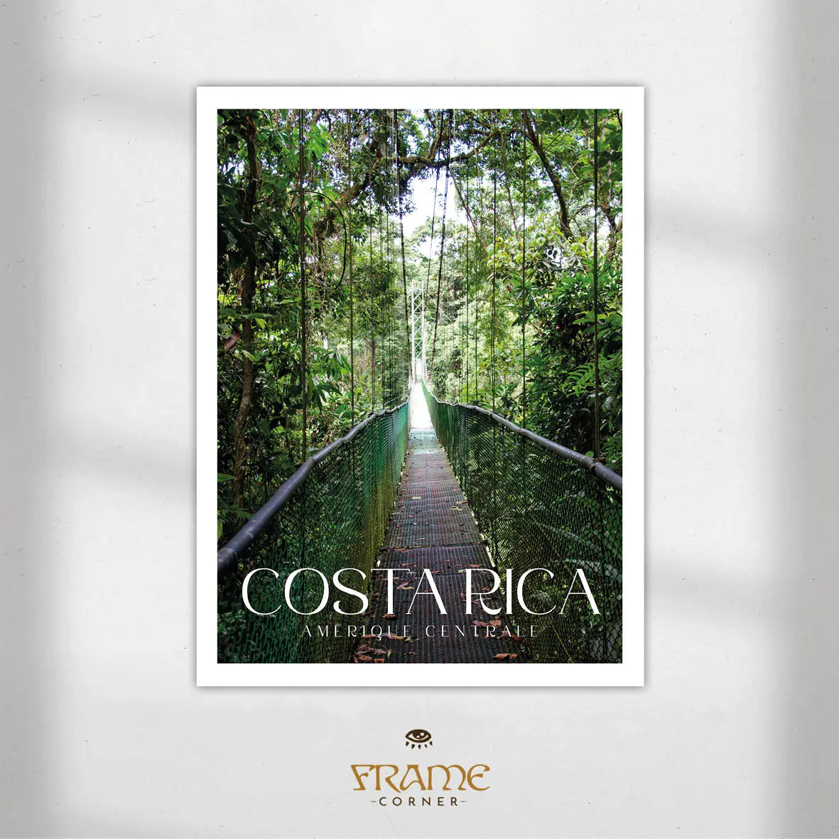 Affiche Costa Rica - Canopée Costaricienne Frame Corner