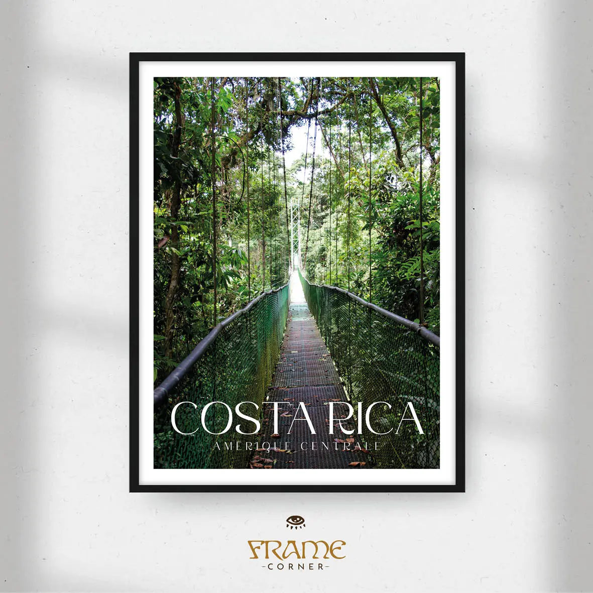 Affiche Costa Rica - Canopée Costaricienne Frame Corner