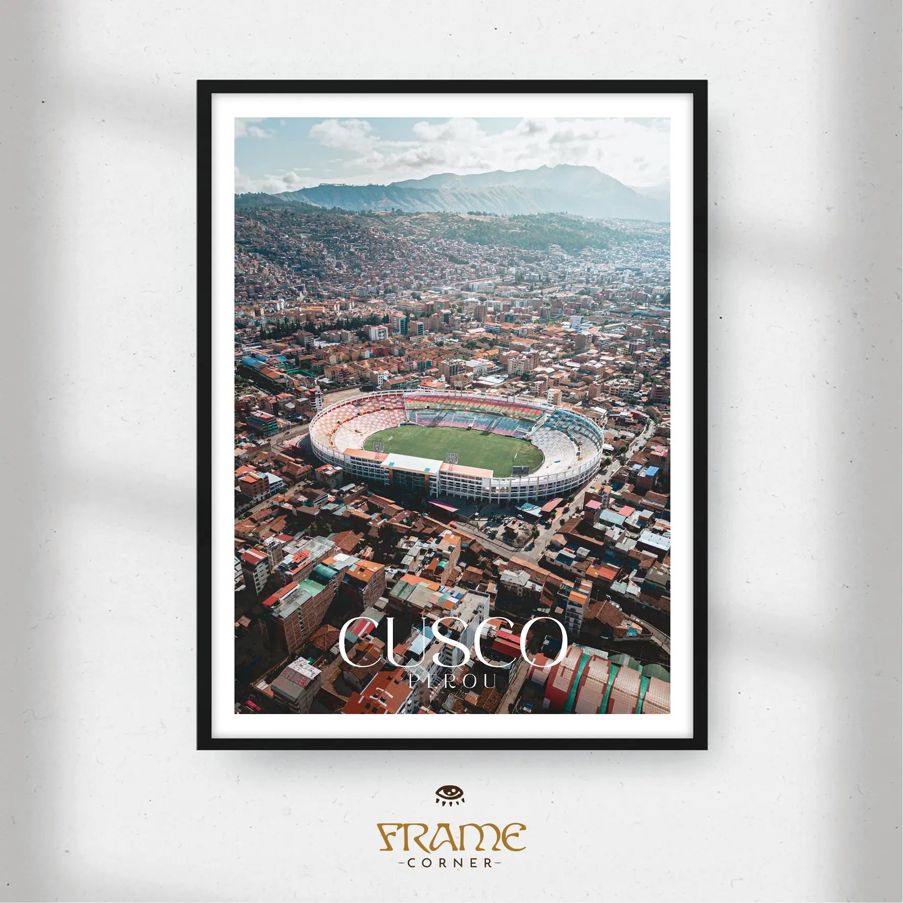 Affiche Cusco - Stade Inca Garcilaso Frame Corner