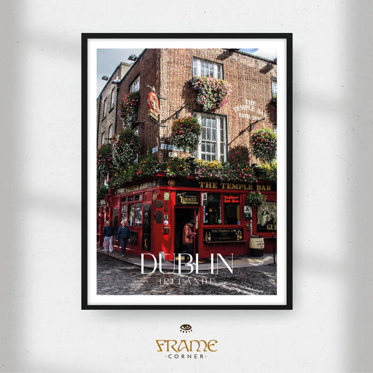 Affiche Dublin - The Temple Bar Frame Corner