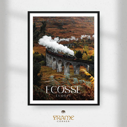 Affiche Écosse - Viaduc de Glenfinnan Frame Corner