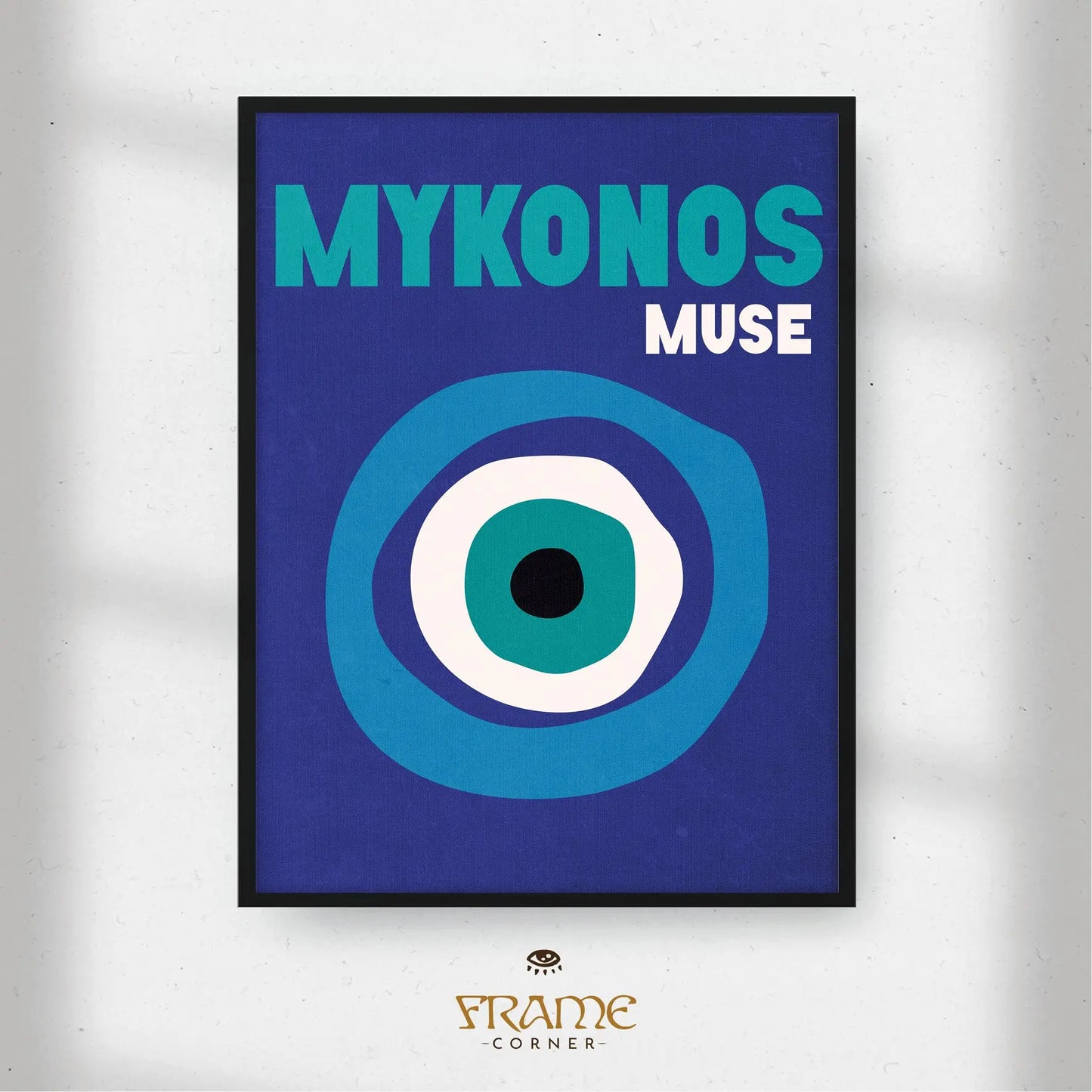 MYKONOS - Illustration Frame Corner France