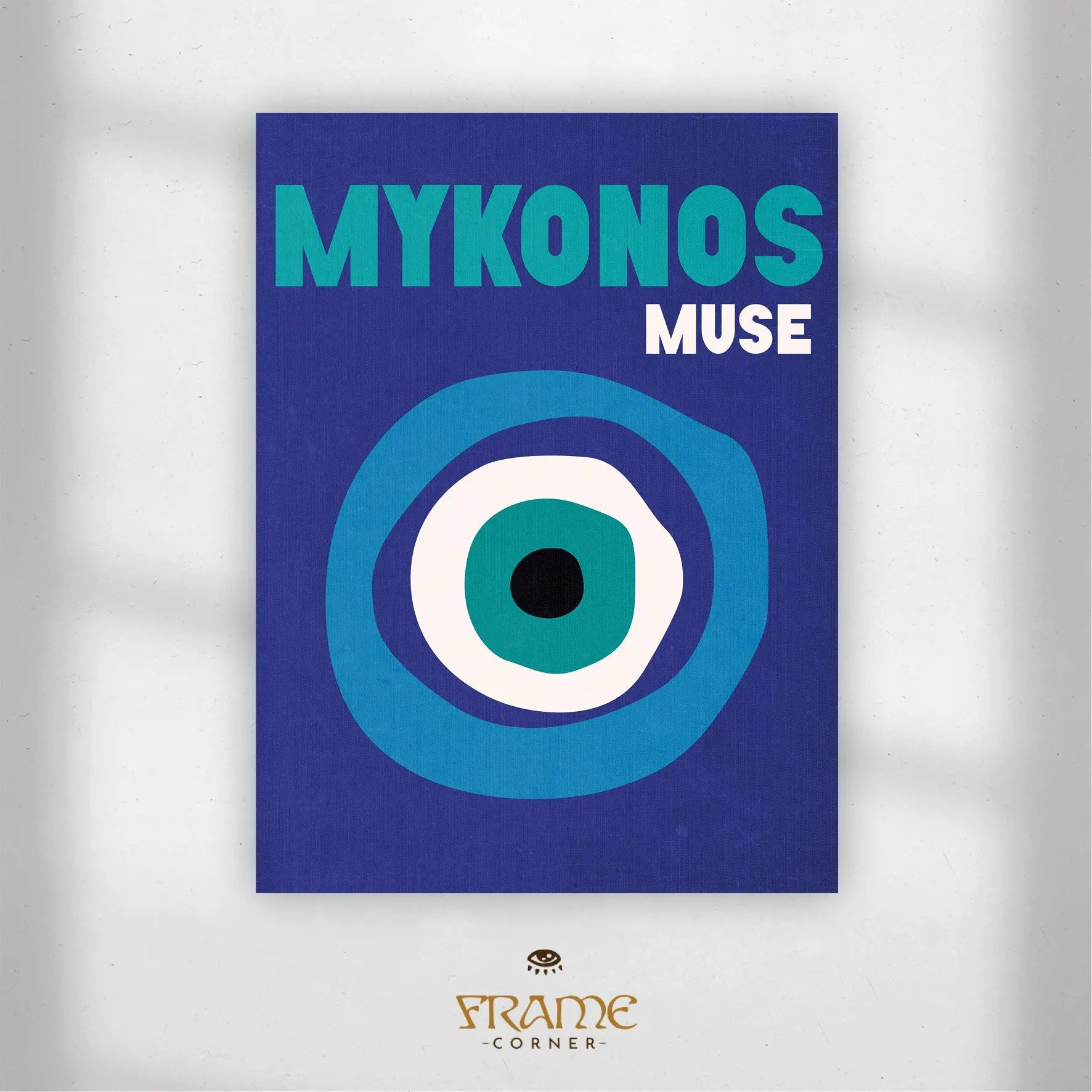 MYKONOS - Illustration Frame Corner France