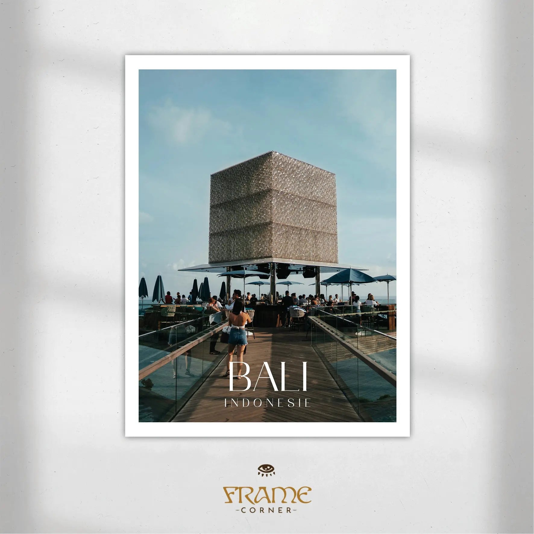 Affiche Bali - Bar Uluwatu Frame Corner France