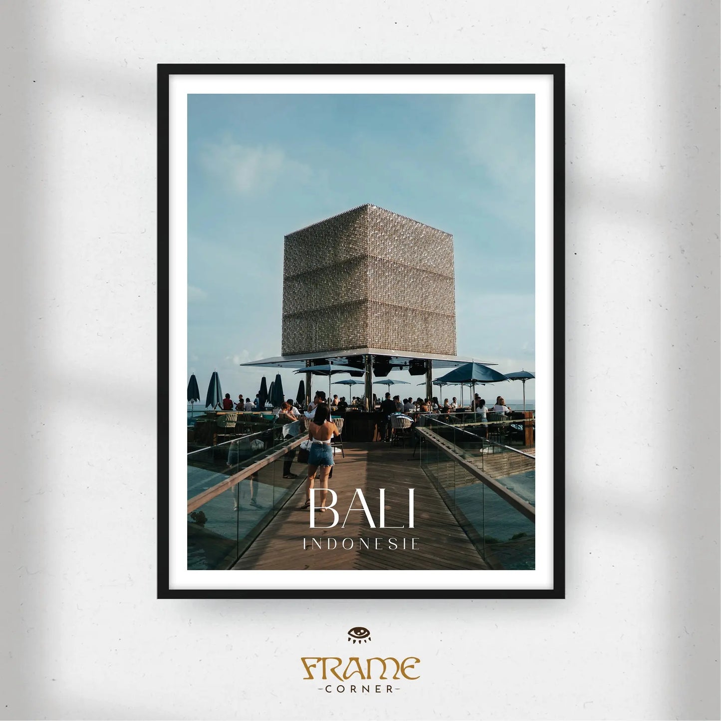 Affiche Bali - Bar Uluwatu Frame Corner France